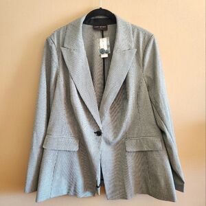NWT Lane Bryant Houndstooth Blazer